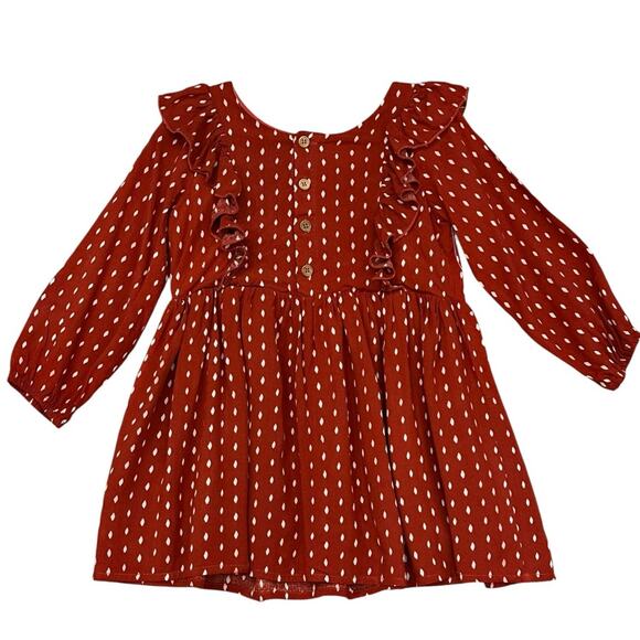Mabel + Honey Other - MABEL + HONEY Girls Ruffle Dress 4